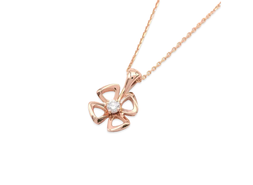 BVLGARI Fiorever Necklace "Pink Gold"