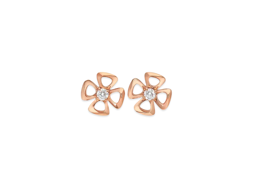 BVLGARI Fiorever Earrings "Pink Gold"
