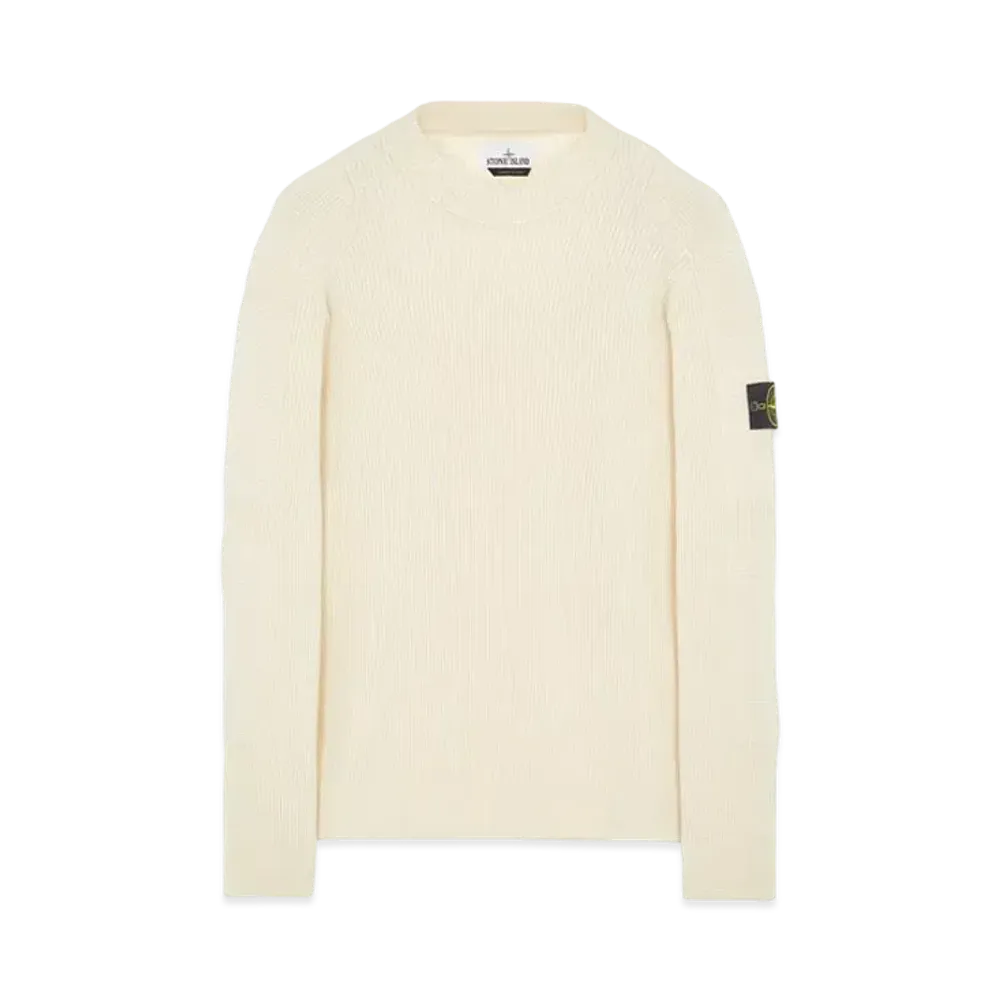 Stone Island 550A7 COMFORT WOOL COTTON "Natural White"