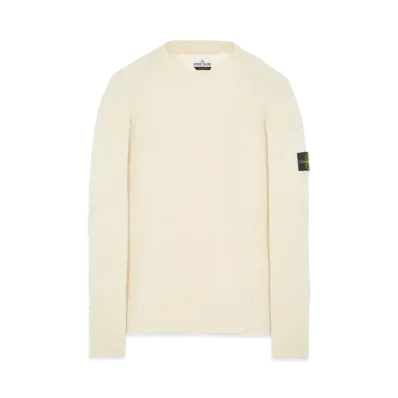 Stone Island 550A7 COMFORT WOOL COTTON "Natural White"