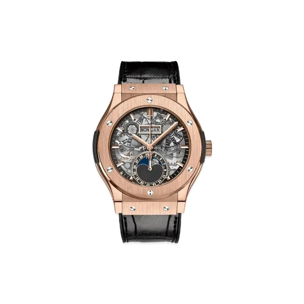 HUBLOT Classic Fusion Aerofusion Moonphase King Gold 42mm