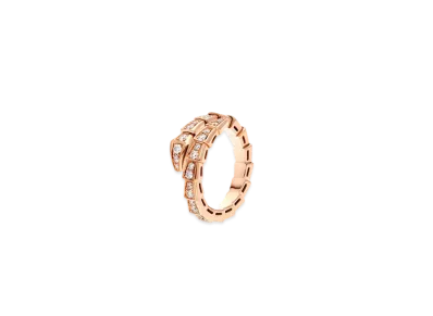 BVLGARI Serpenti Viper Ring "Pink Gold"