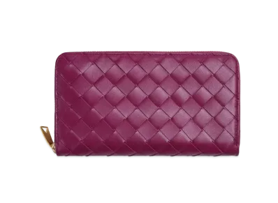 Bottega Veneta Zip Around Wallet "Cinnabar"