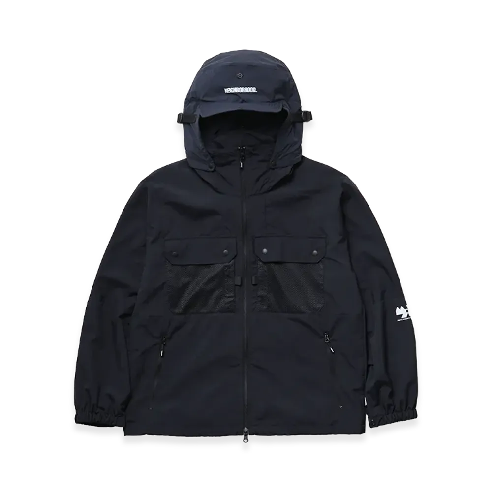 NEIGHBORHOOD Map . Detachable Hooded Jacket "Black"