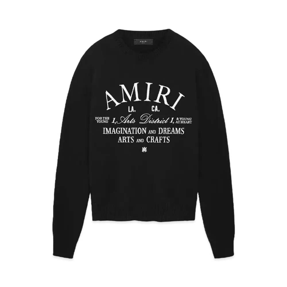 AMIRI Arts District Crew "Black"