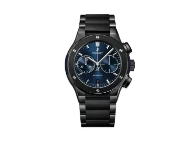 HUBLOT Classic Fusion Chronograph Ceramic Blue Bracelet 45mm