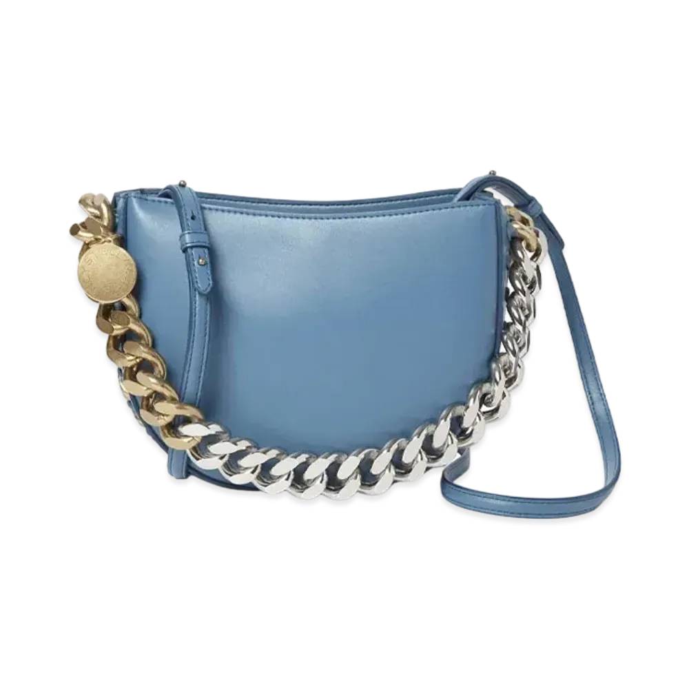 STELLA McCARTNEY Flame Small Shoulder Bag "Teal"