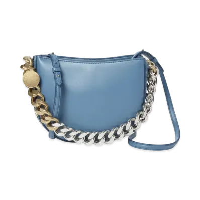 STELLA McCARTNEY Flame Small Shoulder Bag "Teal"