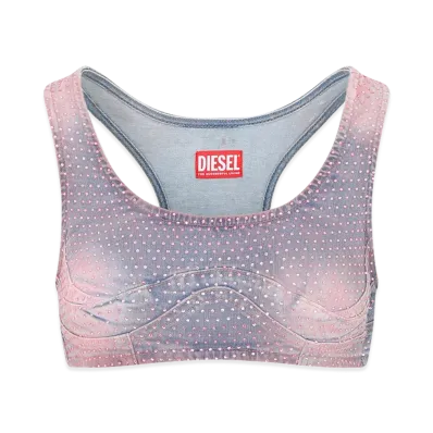 Diesel Women's De-Toppy-Fsd Top "Blue"