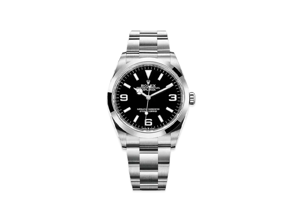 ROLEX Explorer I 40mm "Black/Stainless Steel"
