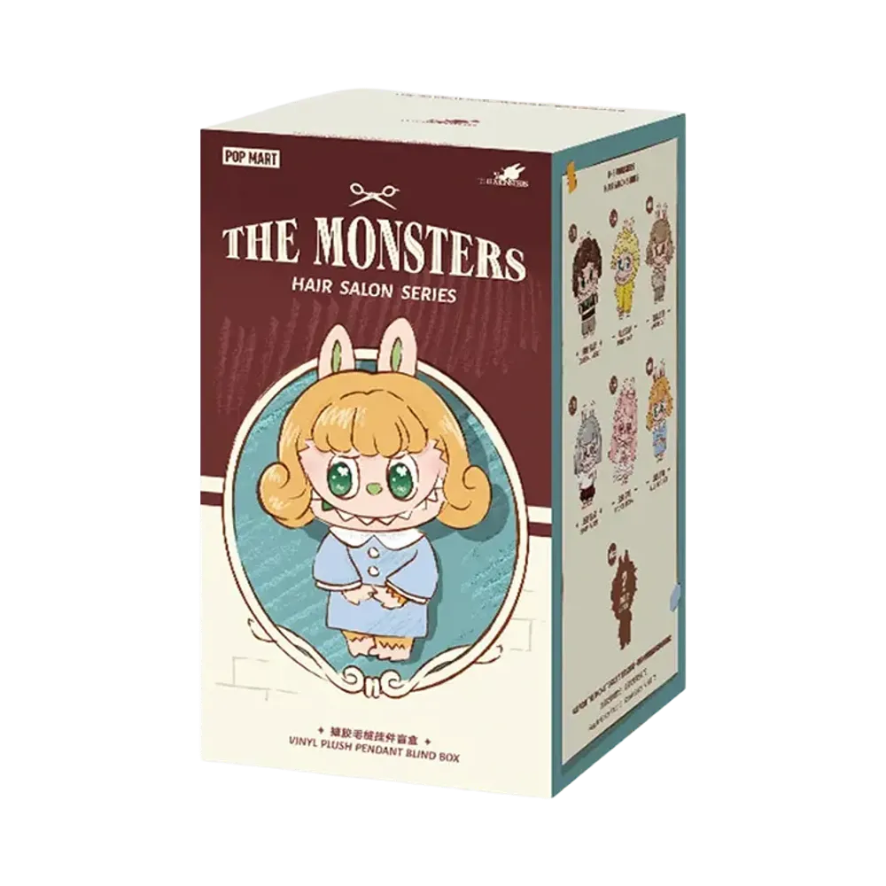 POP MART THE MONSTERS (LABUBU) Hair Salon Series - Vinyl Plush Pendant Blind Box [Piece]