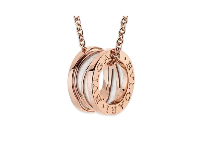 BVLGARI B.Zero1 Necklace 18K "White/Pink Gold"