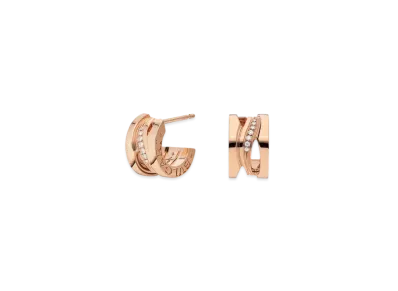 BVLGARI B Zero 1 Earrings "Pink Gold"