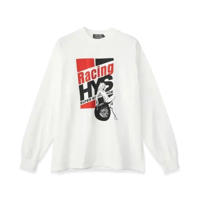 HYSTERIC GLAMOUR RACING HYS Tee"White"