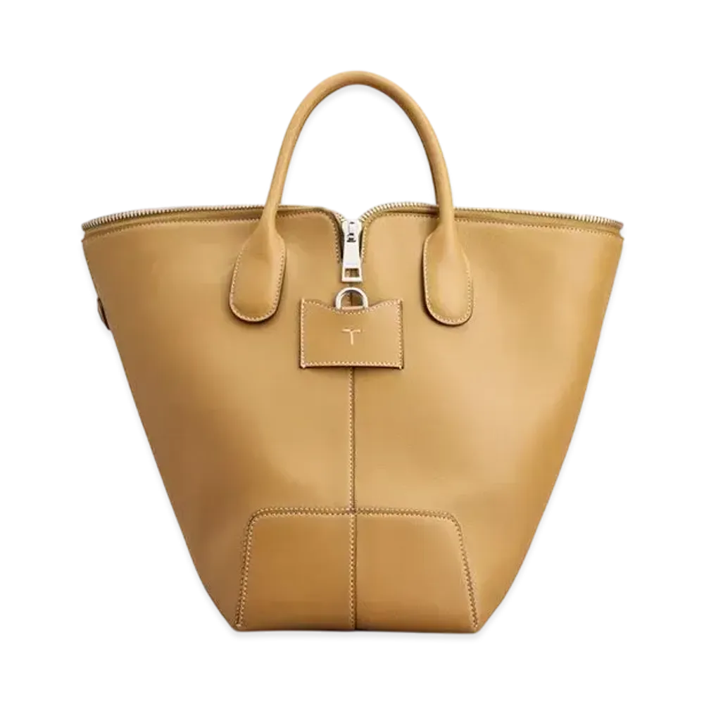 TOD'S Di Bag Swing in Leather Medium "Brown"