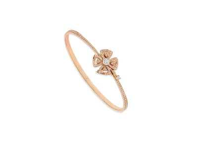 BVLGARI Fiorever Diamond Bracelet "Pink Gold"