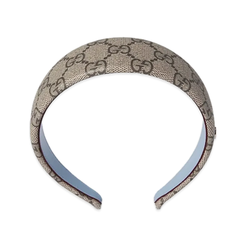 GUCCI x Higuchi Yuko Print GG Hair Band Japan Exclusive "Beige/Dark Brown"