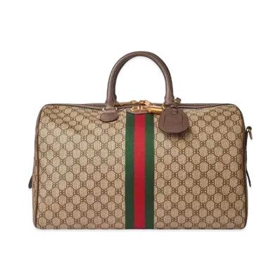 GUCCI x BALENCIAGA The Hacker Medium Duffel Bag Coating Canvas "Beige"