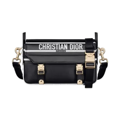 Dior Small Diorcamp Bag Smooth Calfskin "Black/White"