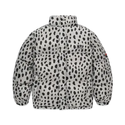 WACKO MARIA x NANGA Leopard Down Jacket "Gray"