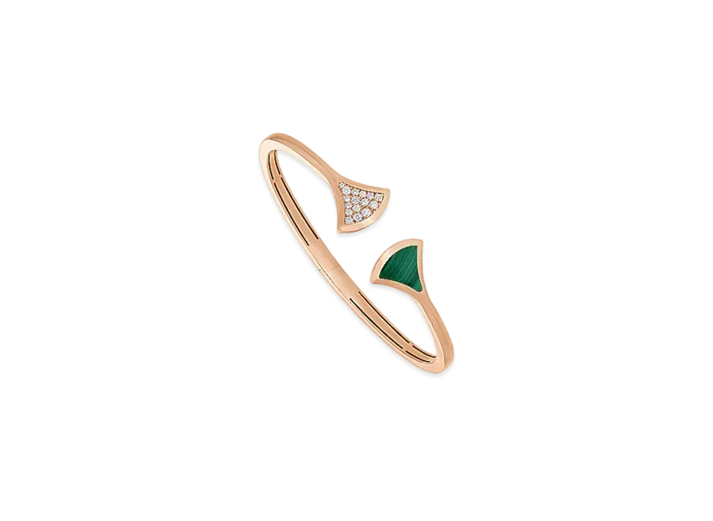 BVLGARI Divas Dream Bracelet Diamond Malachite "Green"