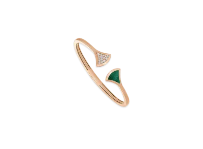 BVLGARI Divas Dream Bracelet Diamond Malachite "Green"