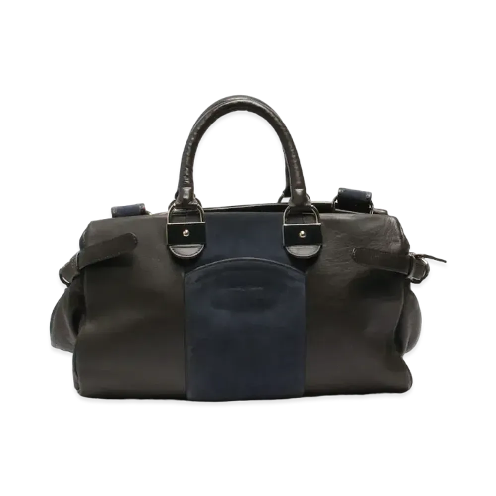 Chloe See By Chloe 2way Leather Handle Bag "Navy"