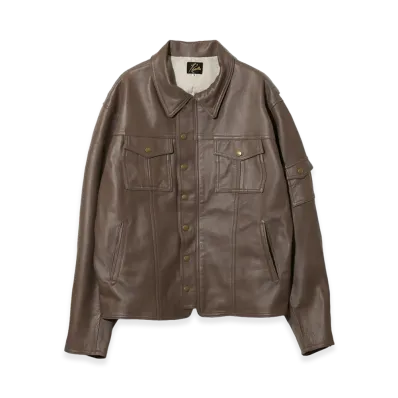 NEEDLES Southern Jacket - Sheepskin "Mocha"