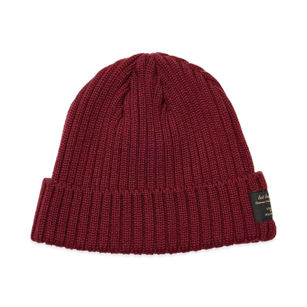 UNDERCOVER x Kijima Takayuki Wool Ribbed Knit Cap "Bordeaux"