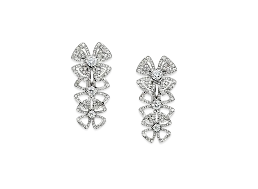 BVLGARI Fiorever Earrings "White Gold"