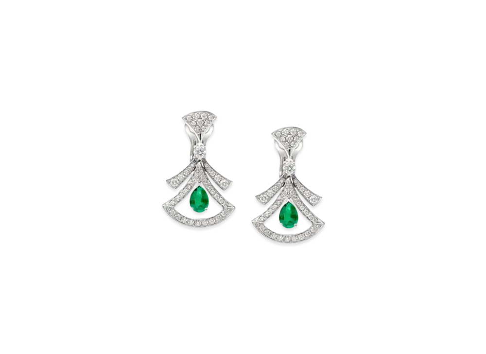 BVLGARI Divas Dream Earrings "Green"