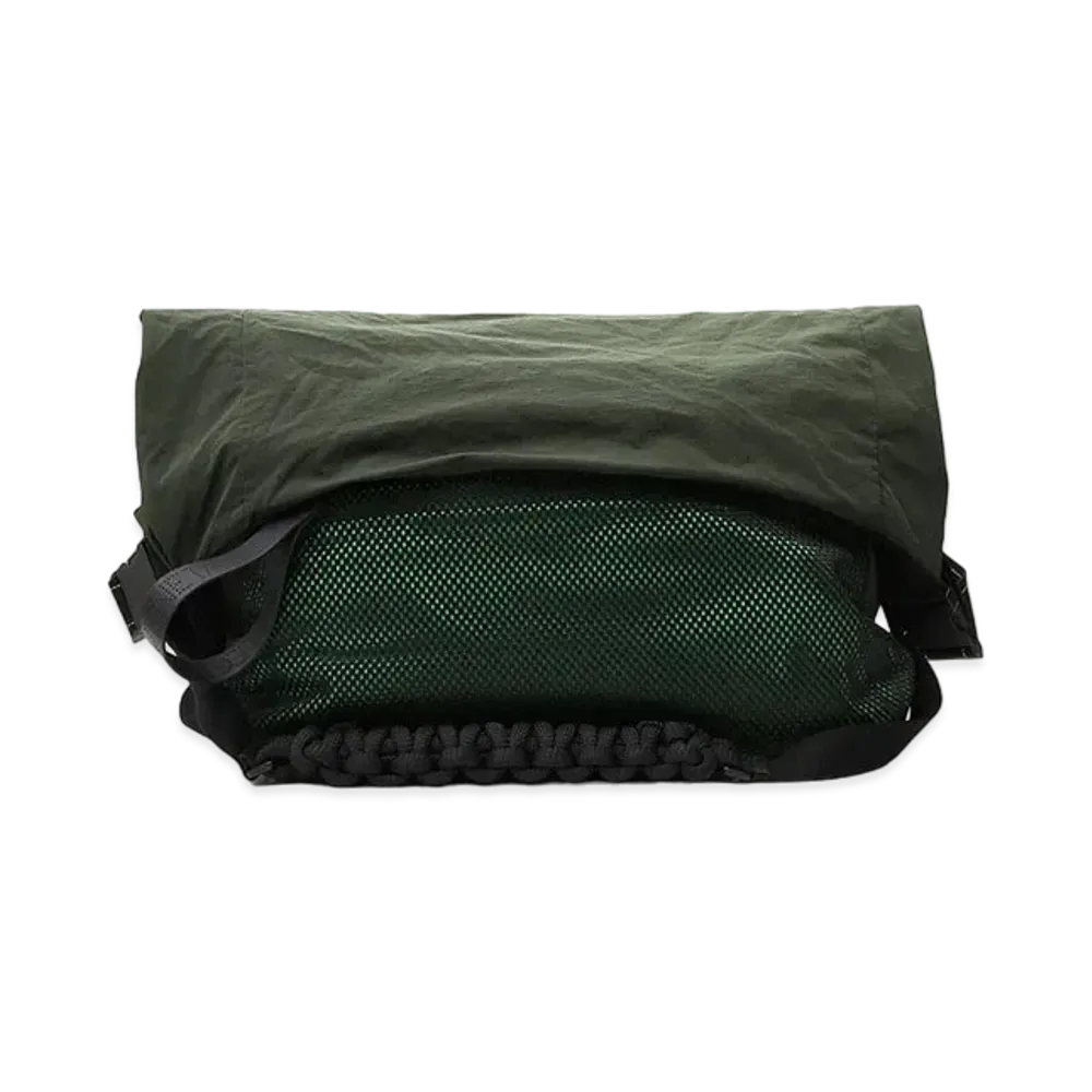 Bottega Veneta Large Paper Feel Nylon Messenger Bag "Khaki"