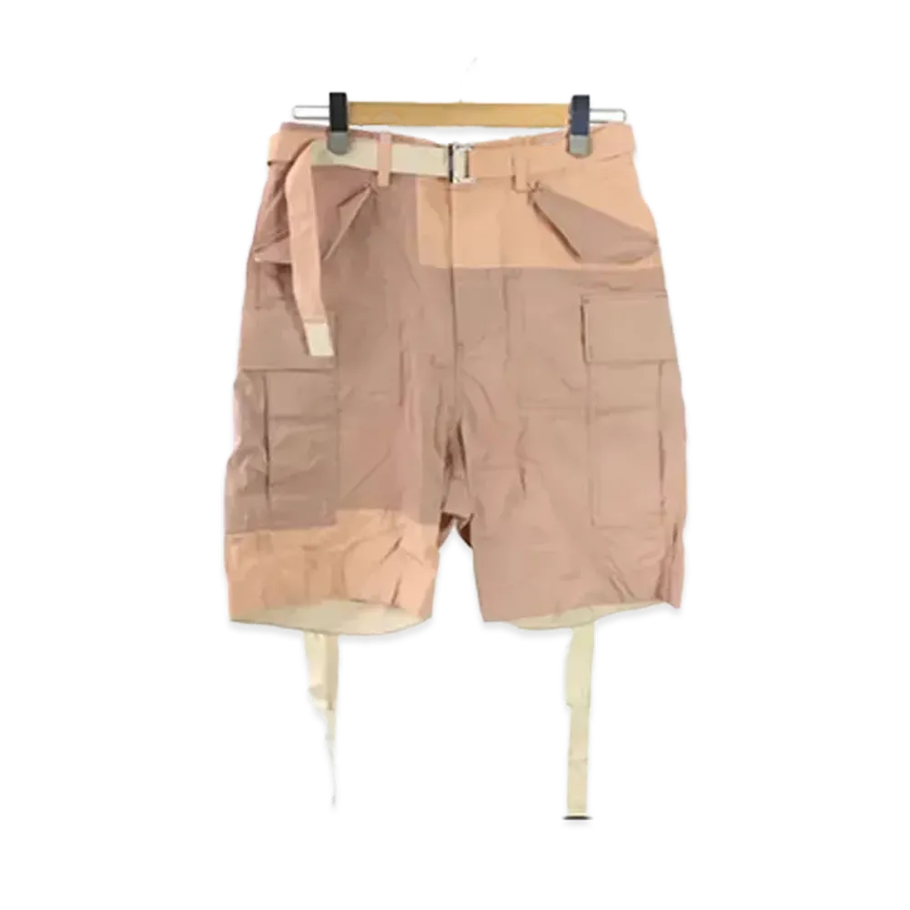 sacai 21SS Cotton Nylon Oxford Short "Pink"