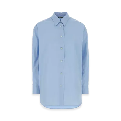 Jil Sander Women's Light- Poplin Oversize Shirt "Light Blue"