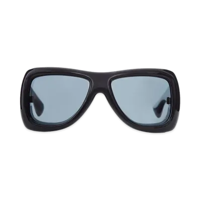 Saint Laurent Women's SL 902 Oversized Pillow-Frame Sunglasses "Black"