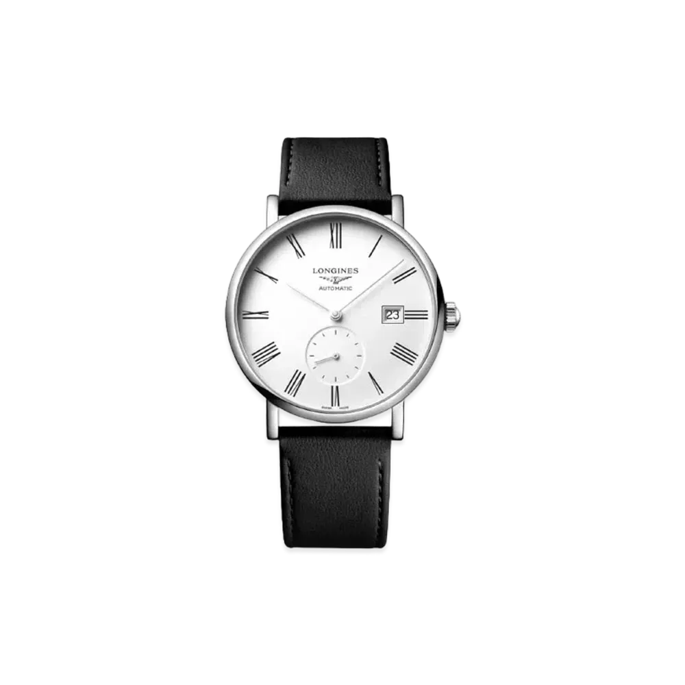 Longines Elegant Collection 39.00 mm "Matte White/Stainless Steel/Black" L4.812.4.11.0