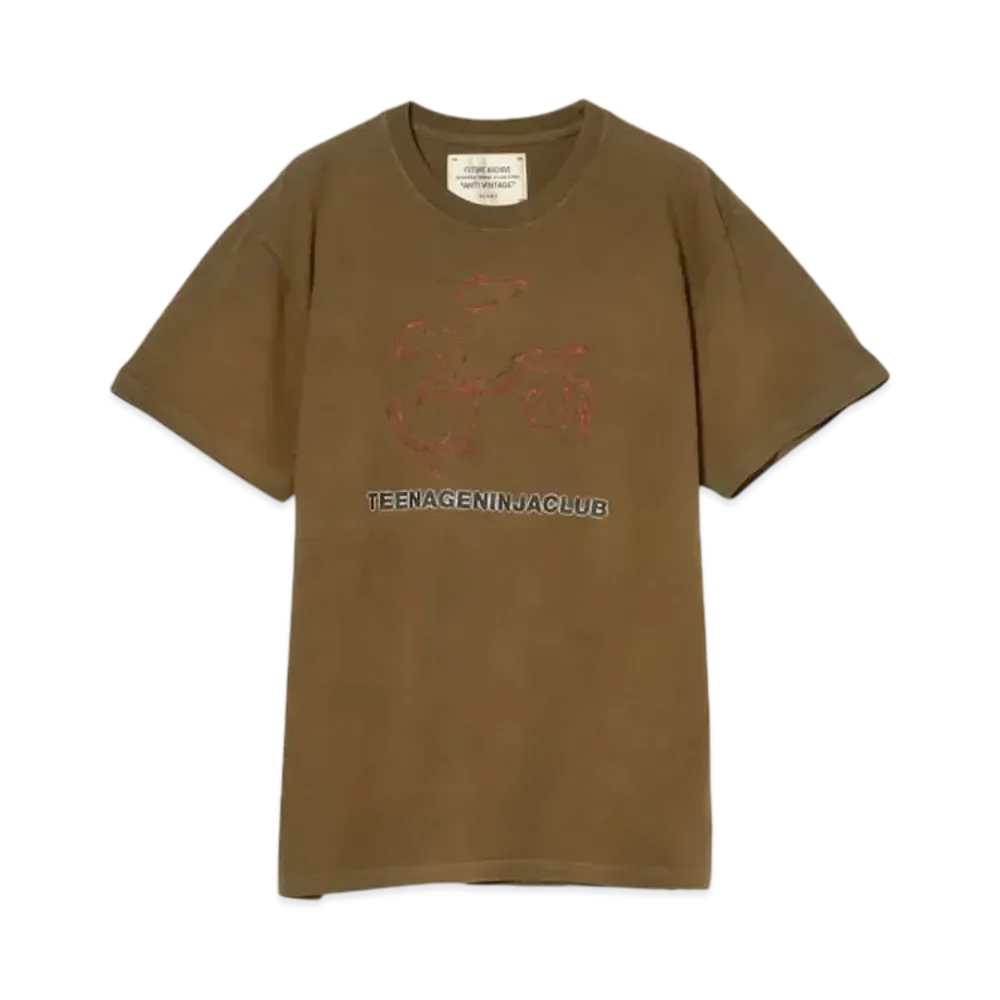 BEAMS FUTURE ARCHIVE Exclusive TeenageninjaclubNinja T-Shirts "Khaki"