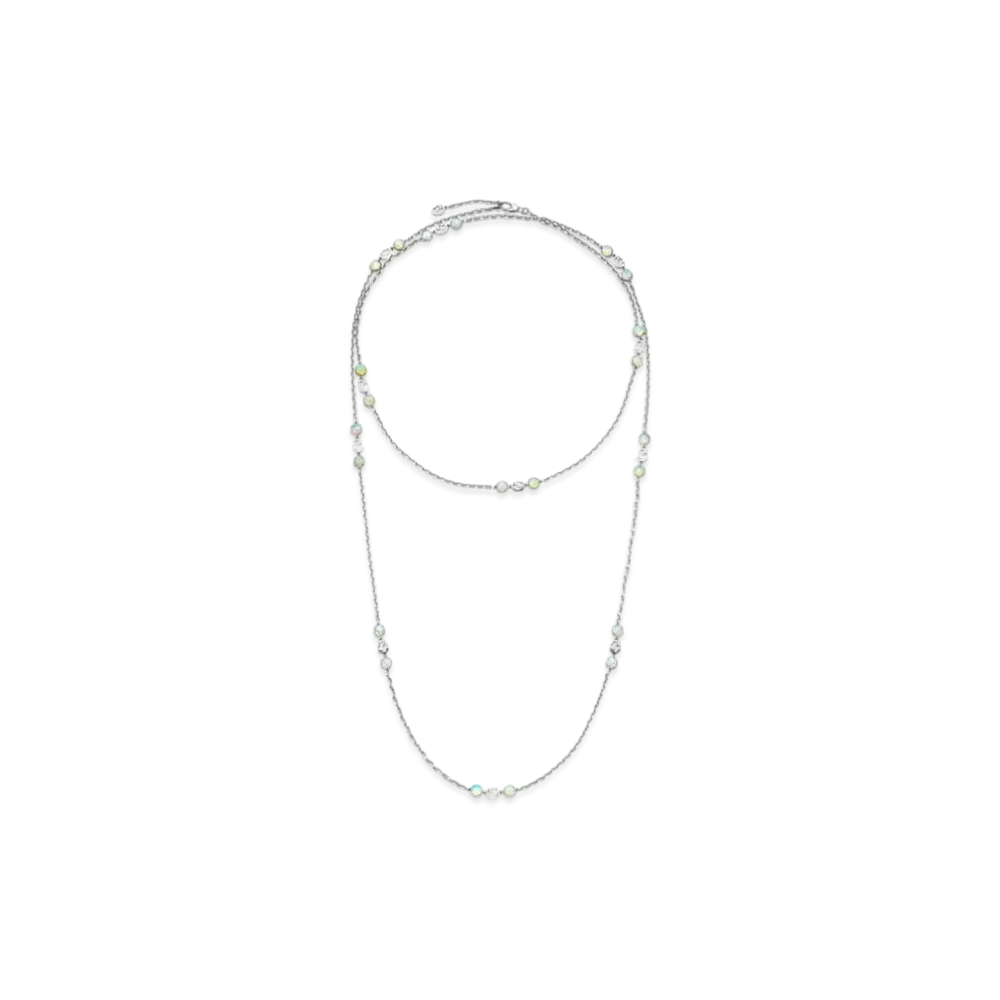 GUCCI Interlocking G Necklace With Opals