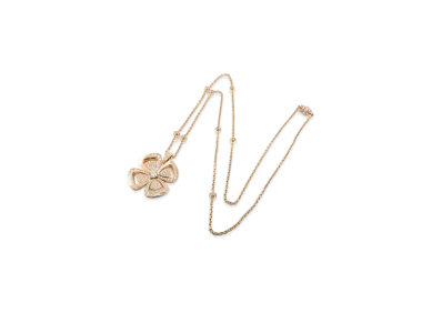 BVLGARI Fiorever Diamond Necklace "Pink Gold"
