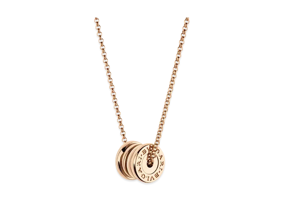 送料関税込 BVLGARI ブルガリ ビー・ゼロワン ネックレス 357255 Rose gold B.zero1 Necklace 357255 | Bvlgari