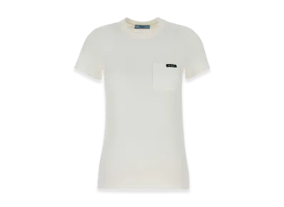 PRADA Women's Pocket T-Shirt "White"