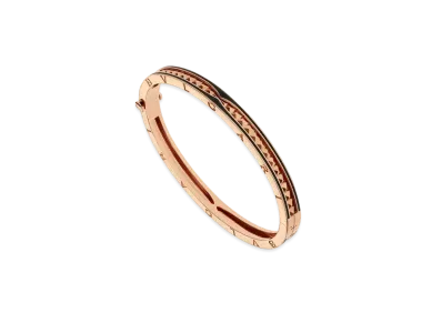 BVLGARI B.Zero1 Bracelet 18K "Black/Pink Gold"