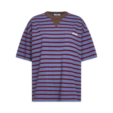 PRADA Women's T-Shirt "Avio/Amaranto"