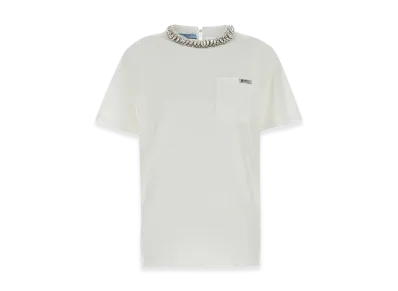 PRADA Wonen's Cotton T-Shirt "White"