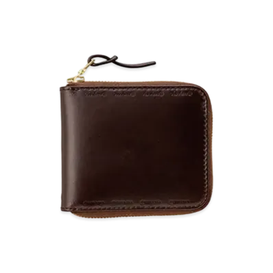visvim LEATHER BI-FOLD "Dk.Brown"