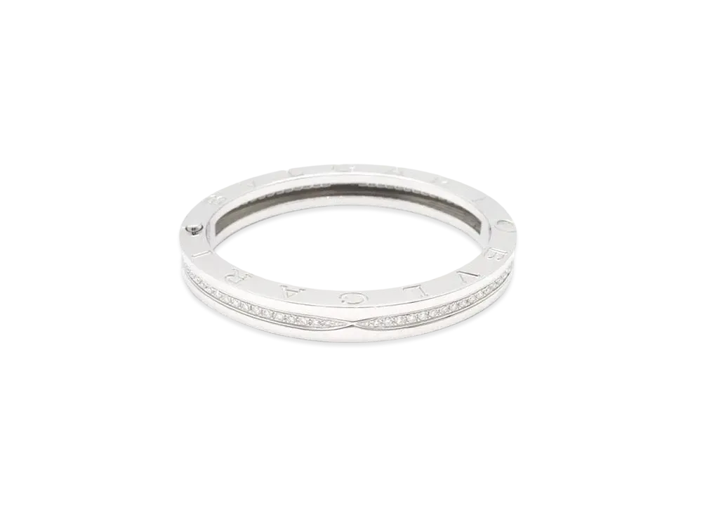 BVLGARI B.Zero1 Bracelet Pave Diamond 18K "White Gold"