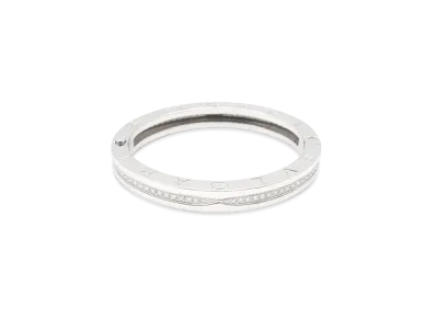 BVLGARI B.Zero1 Bracelet Pave Diamond 18K "White Gold"