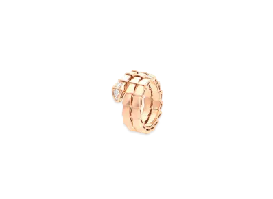 BVLGARI Serpenti Viper Ring "Pink Gold"