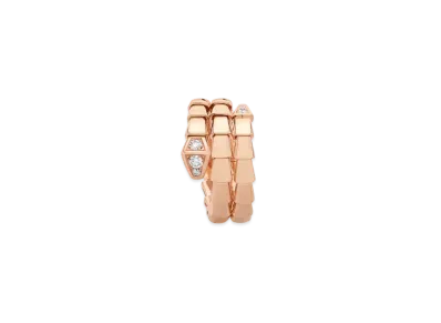 BVLGARI Serpenti Viper Ring "Pink Gold"