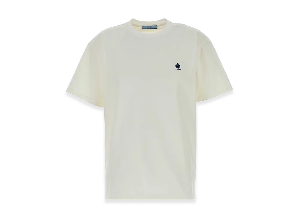 PRADA Wonen's Cotton T-Shirt "White"